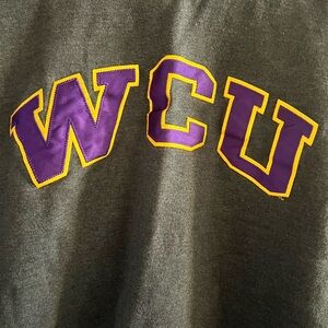 West Chester University stitched crew neck